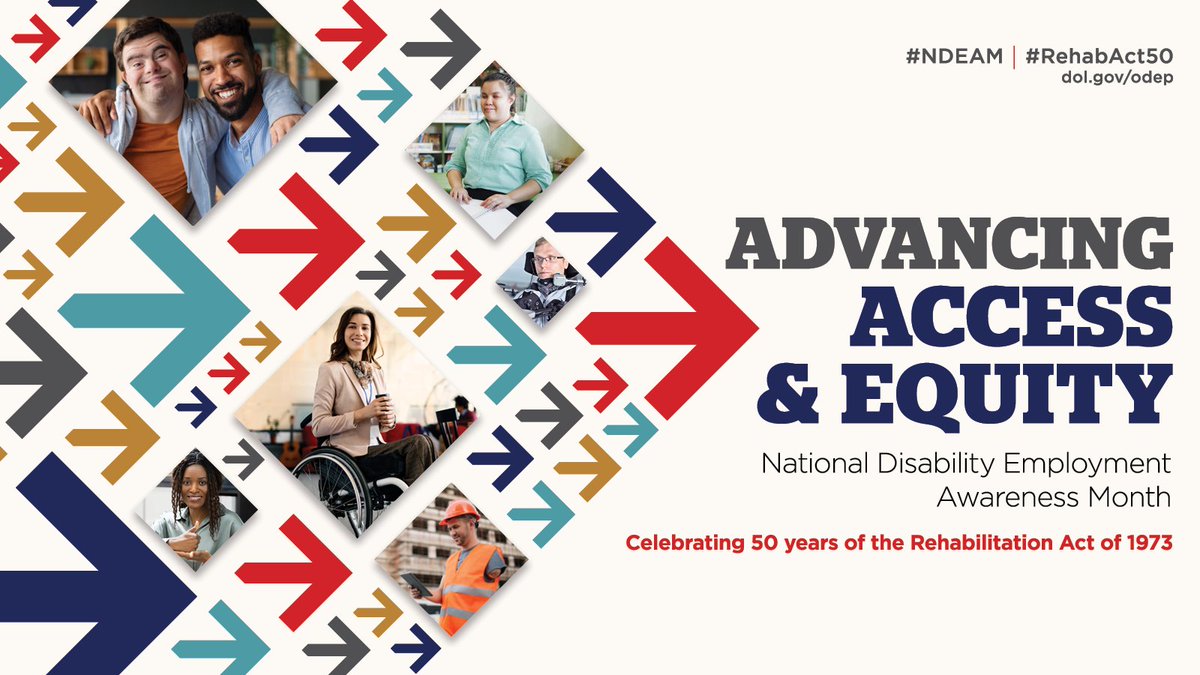 LaneSchool1's tweet photo. Recognizing the importance of ensuring all people have equal opportunity to contribute their skills and talents, this year’s National Disability Employment Awareness Month (#NDEAM) theme is “Advancing Access and Equity.” Learn more at https://t.co/ZusTvindCN. #MyAldine #LanePride https://t.co/Pn17QYDm0e