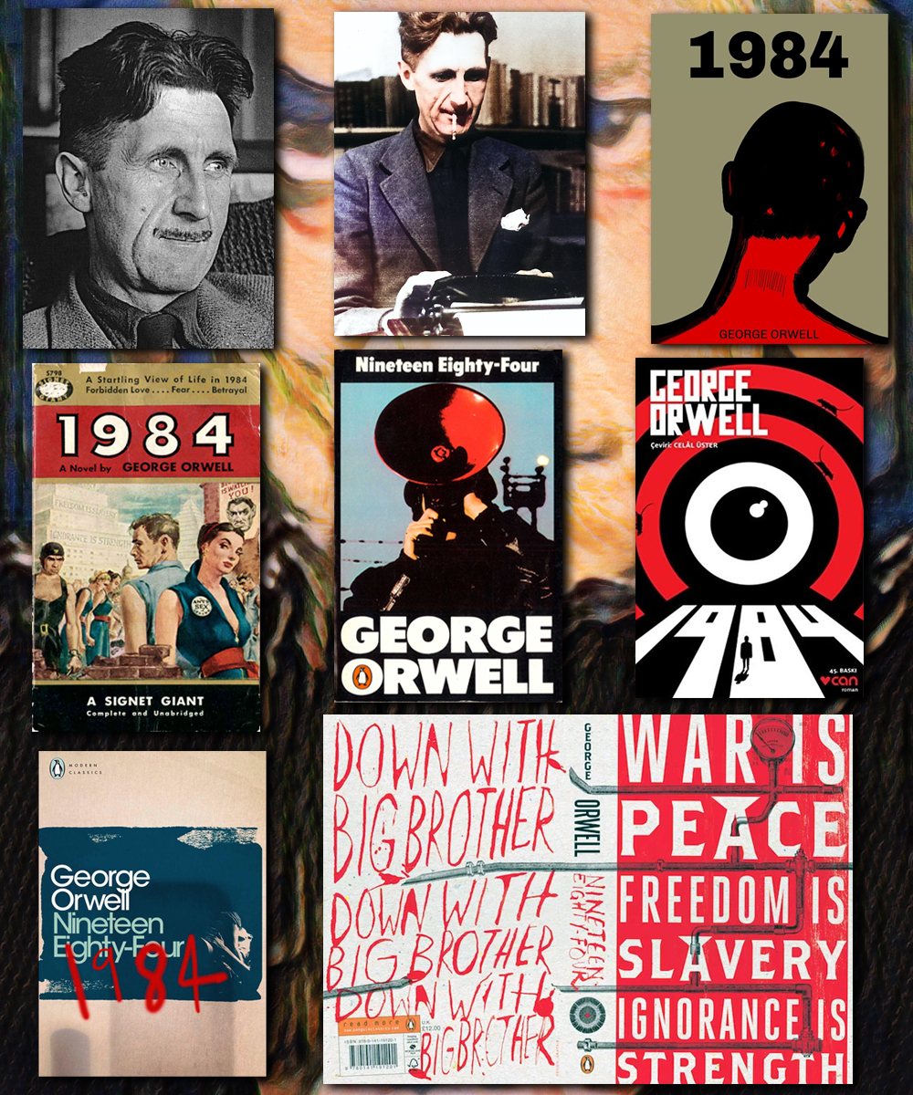 George Orwell's 1984 was banned in the USSR for being anti-communist and banned in the USA for being pro-communist, classic book-banning doublethink. Sean Penn styles himself after Orwell. #BannedBooksWeek #Orwell #LiteraturePosts #booklovers #literature #dystopianfiction #books