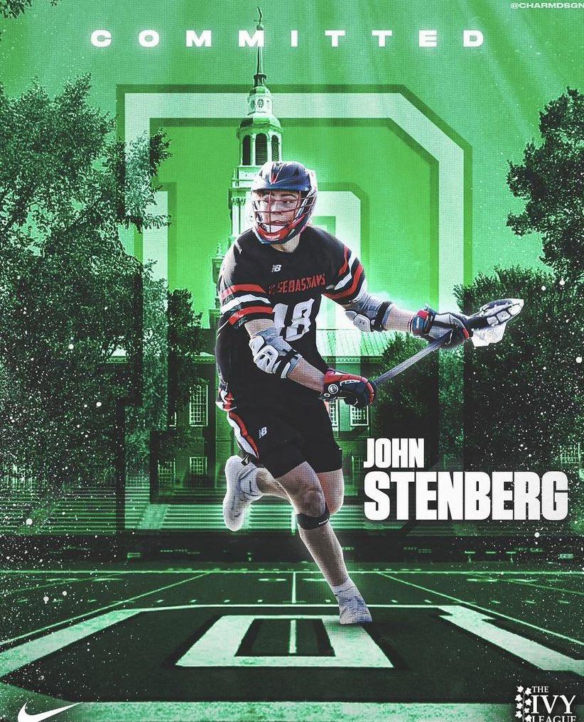 LXCMinutemen's tweet photo. Congratulations to 2025 midfielder John Stenberg (St. Sebastian’s) on his commitment to Dartmouth https://t.co/xI80kiB1LD
