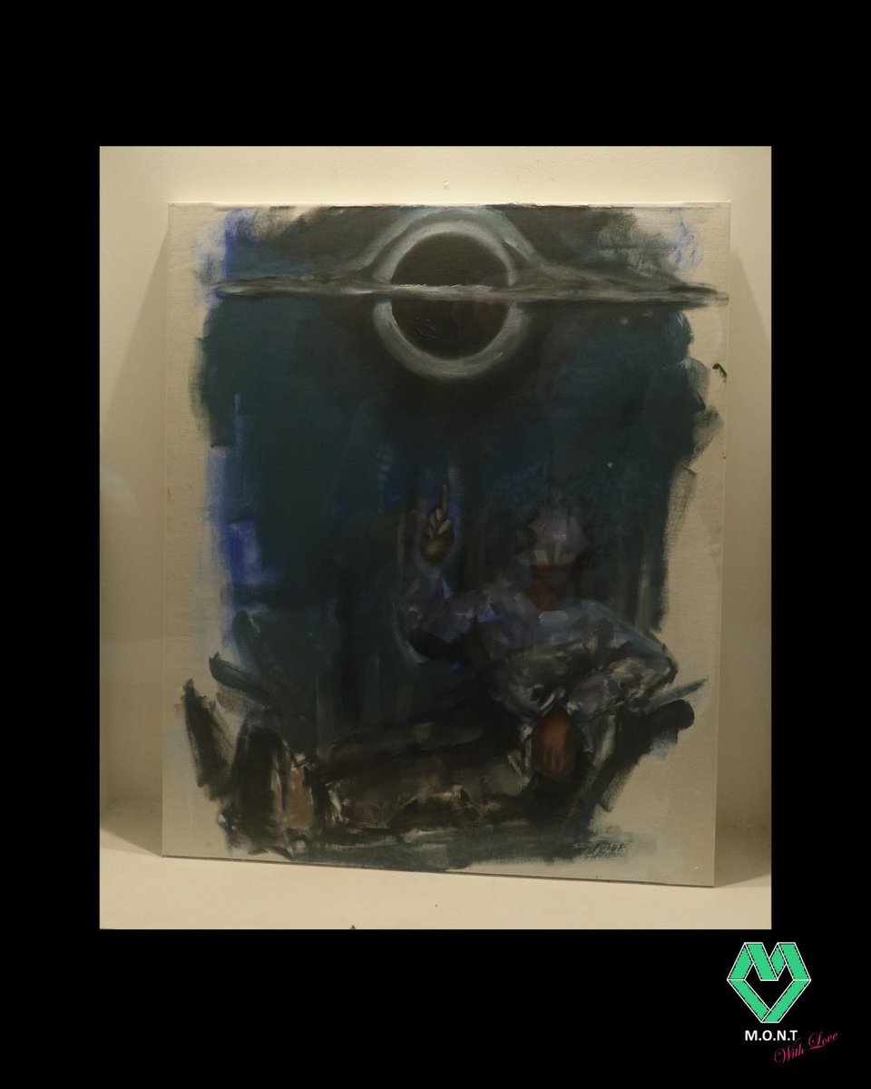 MONT_With_Love's tweet photo. 2023.10.02 @Gallery_de_roda Painting: BLACK HOLE 2.0 and FOCUS
The in person gallery runs through October 2nd. Find more online: https://t.co/ECSt7hysOk 

#몬트 #로다 #빛새온 #나라찬 #PeakTime
#MONT #Roda #Bitsaeon #Narachan #kpopidol #painting #art https://t.co/JB2l3Z5Tor