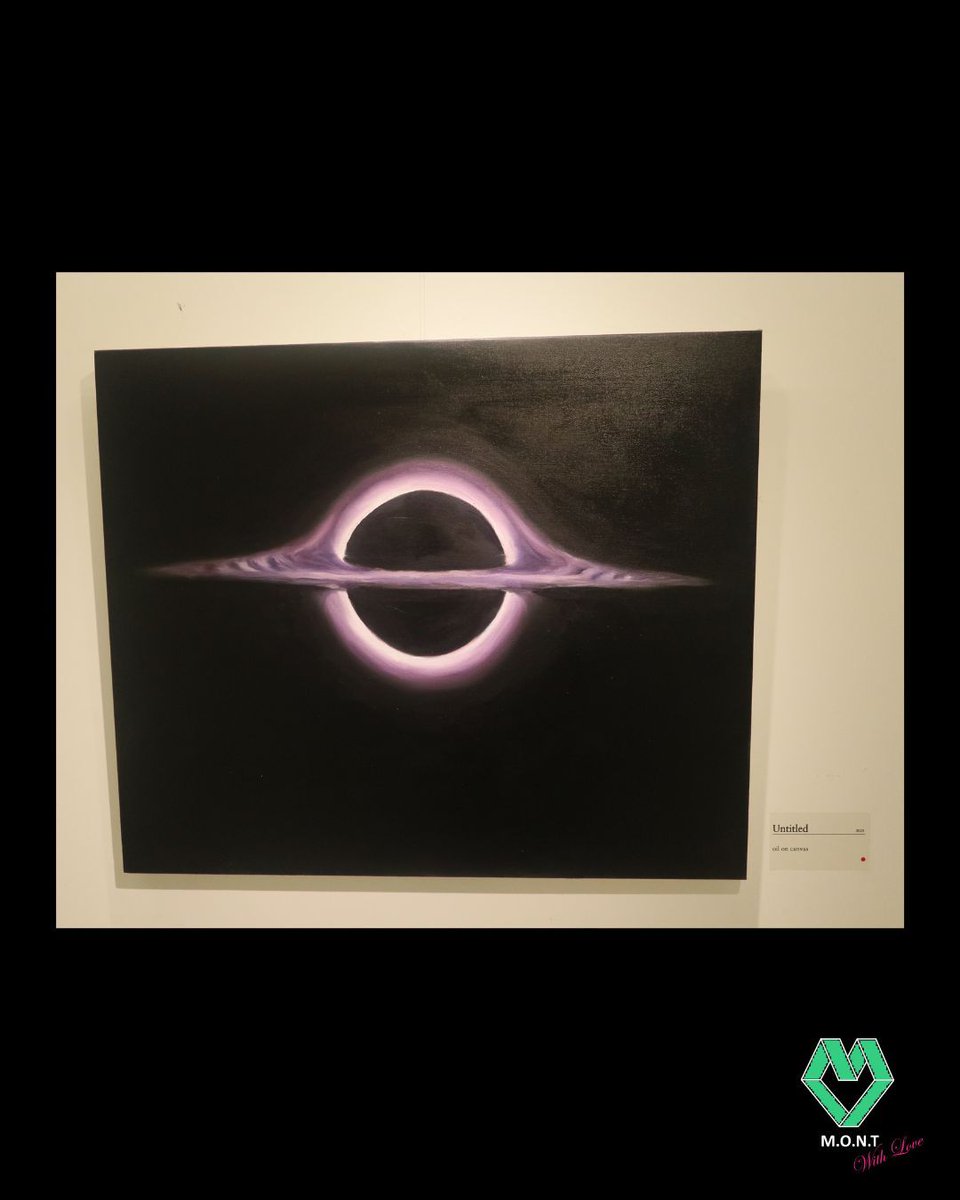 MONT_With_Love's tweet photo. 2023.10.02 @Gallery_de_roda Painting: BLACK HOLE 2.0 and FOCUS
The in person gallery runs through October 2nd. Find more online: https://t.co/ECSt7hysOk 

#몬트 #로다 #빛새온 #나라찬 #PeakTime
#MONT #Roda #Bitsaeon #Narachan #kpopidol #painting #art https://t.co/JB2l3Z5Tor