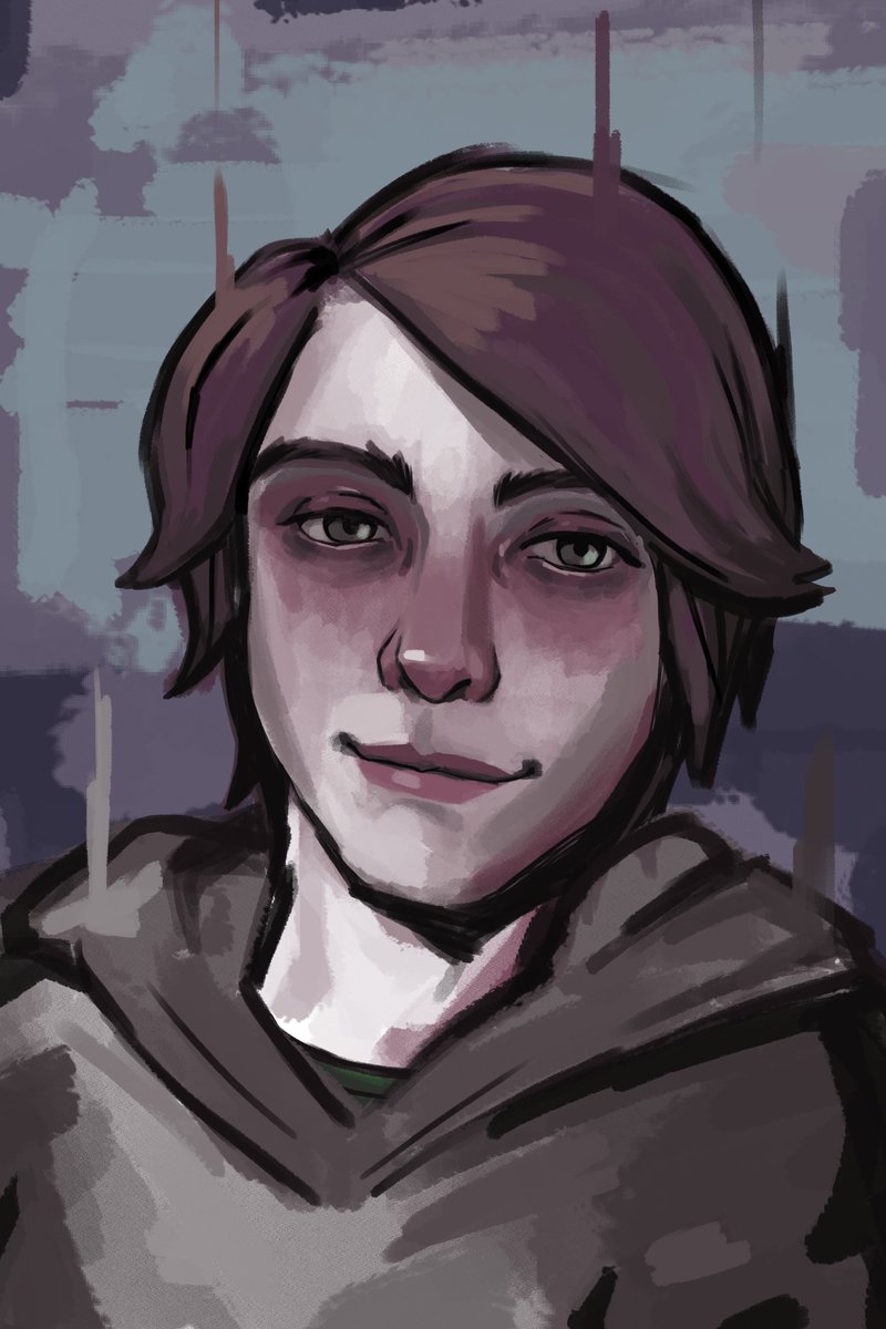 Just joined Twitter or X or whatever is called nowadays.
This is a self-portrait in the Disco Elysium art style I've been practicing

#DiscoElysium