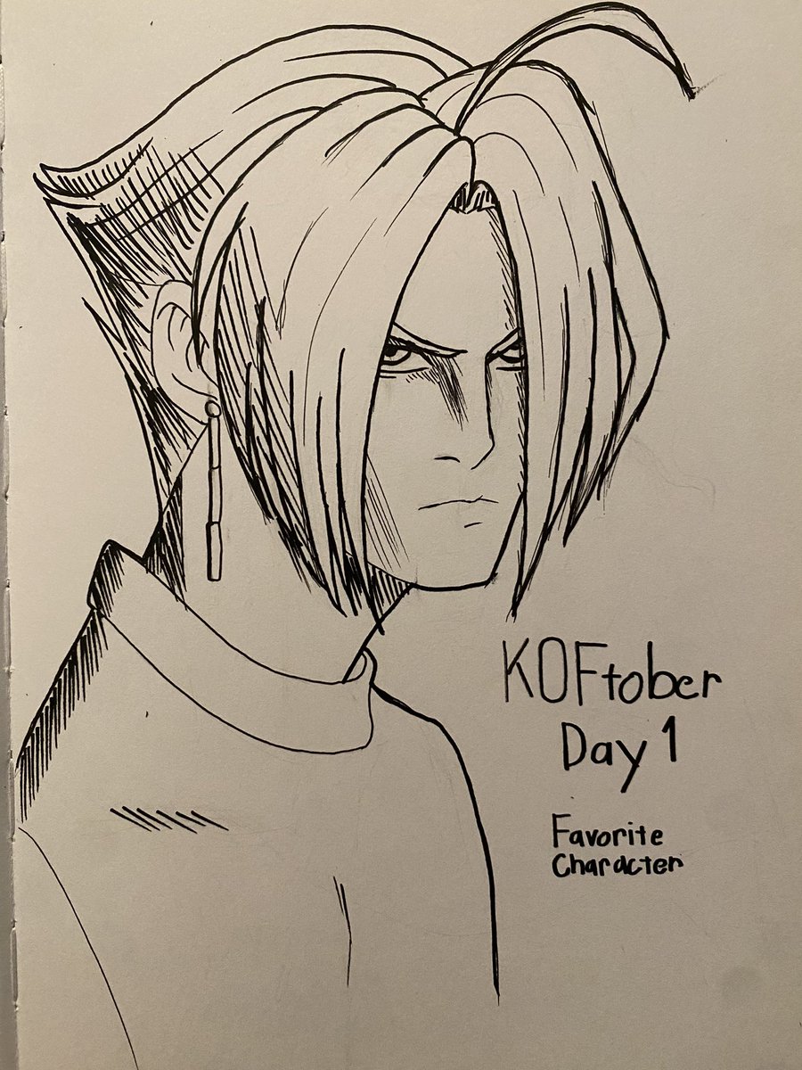 Maybe this’ll put a fire under my ass to draw more #KOFtober #KOF