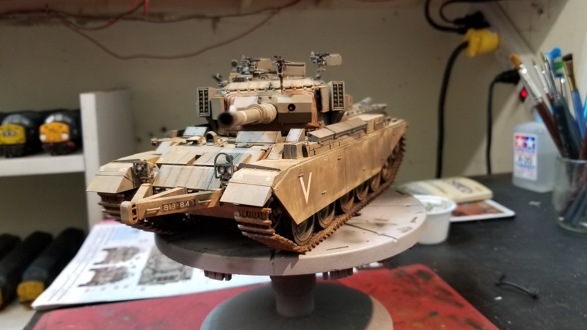 scan_steve's tweet photo. Amusing hobby Centurion shot Kal Gimel ready for a matt coat and then some more wear and tear. https://t.co/RnMGP16Tu5