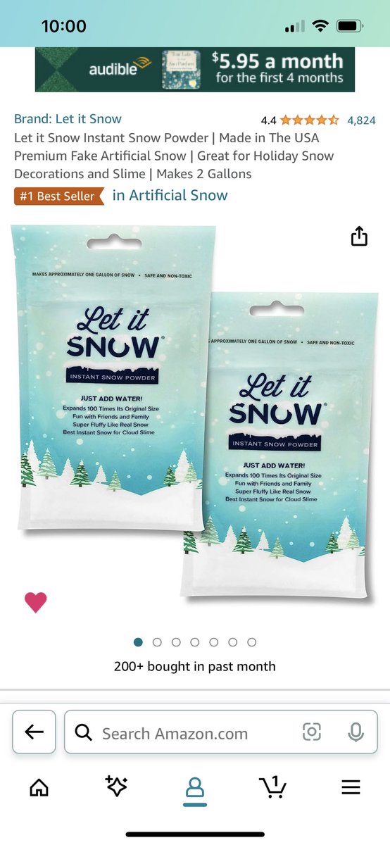 @AlyssaMastro44 My students are learning about the use of water. I have planned activities and experiments with water. As a fun experiment, I would love to make fake snow for students to play with at the end of the unit. Could you please help us with a RT? amazon.com/hz/wishlist/ls…