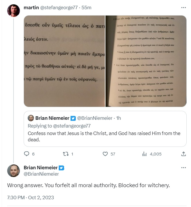BrianNiemeier's tweet photo. We're back in business fellow witchfinders✝️
#WitchTest https://t.co/xZ0rmv68ez