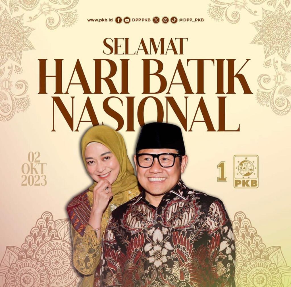 st_masrifah's tweet photo. Selamat Hari Batik Nasional. Ayo sopo sing kenal sama dua sejoli ini? Semoga keduanya selalu samawa. Aamiin
#gusimin
#budalgus
@cakimiNOW
@DPP_PKB https://t.co/46gmE4NSks