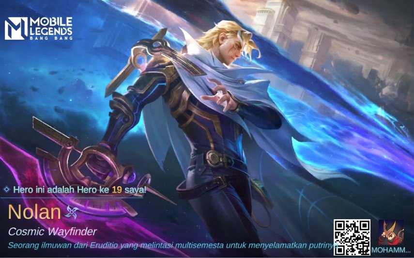 MohammadImroni2's tweet photo. Saya baru saja mendapatkan Hero baru Nolan di Mobile Legends: Bang Bang! Ayo berhadapan melawan Player MOBA terbaik dunia bersama-sama! 
https://t.co/bUYjFcUK9g https://t.co/9sfTJcX4Yp