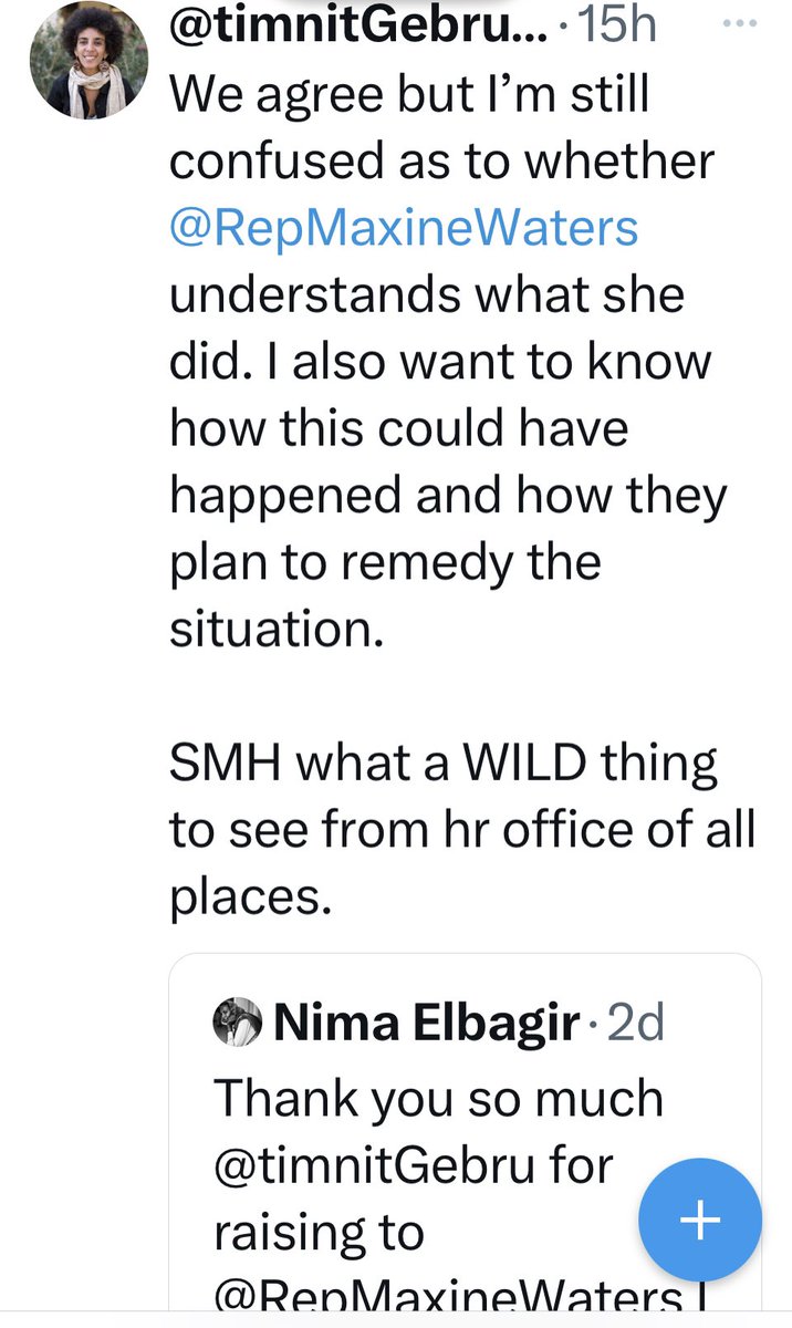Amanbiede's tweet image. Timinit’s relentless pursuit of cancel culture against Hermela has been persistent, &amp;amp; it’s a trend we’ve seen too often. It’s time to amplify our voices &amp;amp; stand strong, or we risk falling prey to #TPLFTerrorist. Reach out to Maxin &amp;amp; inform her about this issue. #CancelCulture