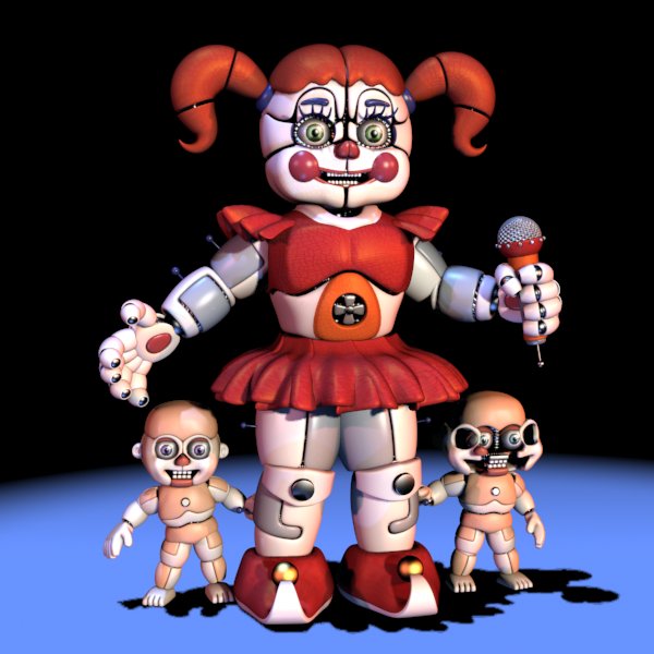 animatronicsotd's tweet photo. today's animatronic of the day is circus baby from five nights at freddy's! https://t.co/H6fry0cjKm