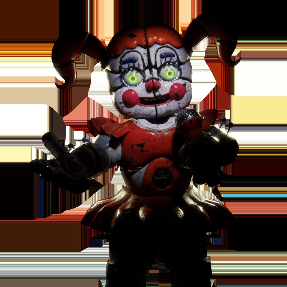 animatronicsotd's tweet photo. today's animatronic of the day is circus baby from five nights at freddy's! https://t.co/H6fry0cjKm