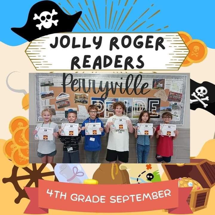 musuzq's tweet image. Recognizing great readers this year,  as 'Jolly Roger Readers'! #piratepride #pesd32 #librarylife