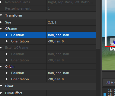 When you code something and it doesn't function correctly because of how #ROBLOX physics get into a fight with itself... Infinity took over!
#RobloxDevs