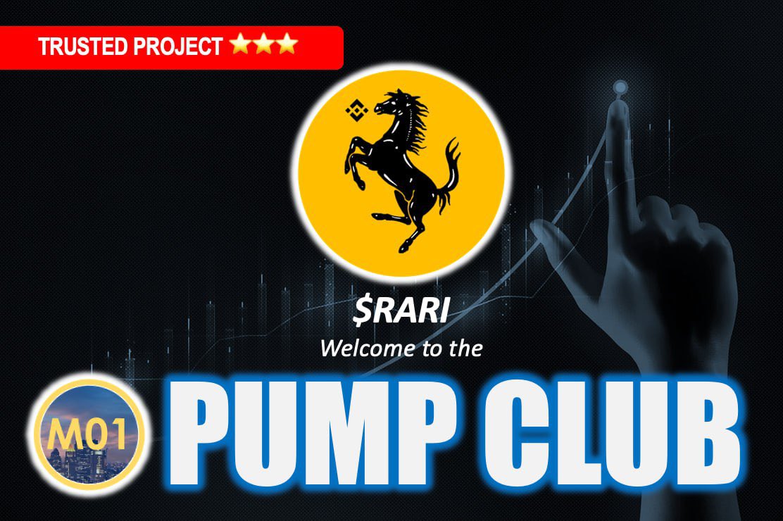 🙌Welcome <a href="/RARIbsc/">RARI</a> to the $M01 #pumpclub 

⭐️⭐️⭐️3 stars rated project
Legit | Safe | Based team | Low mc | High potential!

📝Announcement
t.me/m01community/2…

🫵Grab a bag of $RARI before the #pump begins 
melega.finance/swap?outputCur…

🧐Learn more
mission1.club/pumpclub