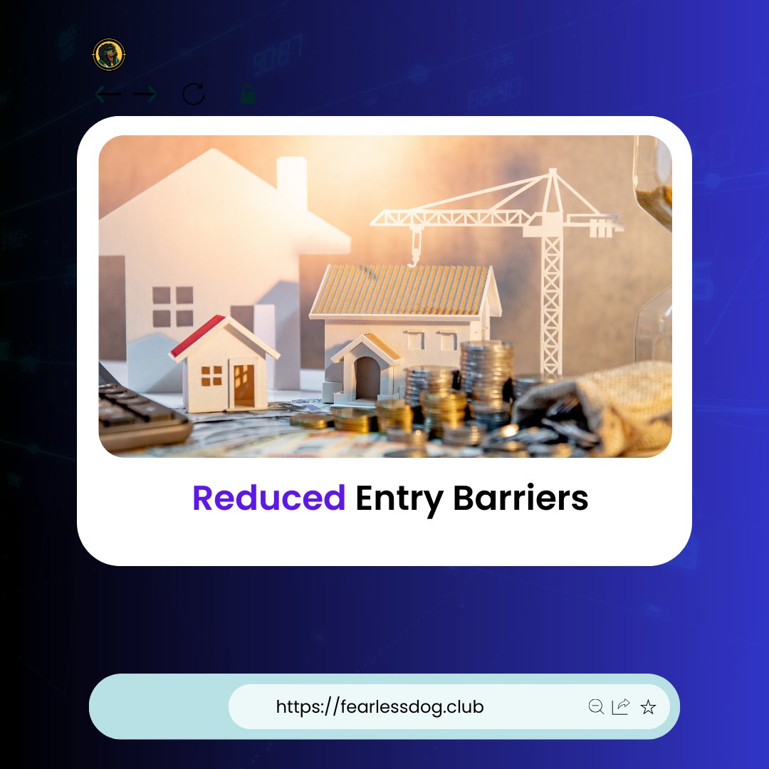 Think of #tokenizing a rental home, which could then be fractionalized further to allow for multiple investors to share #ownership. 

This lowers barriers to entry like the high upfront costs and risk of taking on excessive leverage.

#RWAT #NFT #Base #BuildOnBase