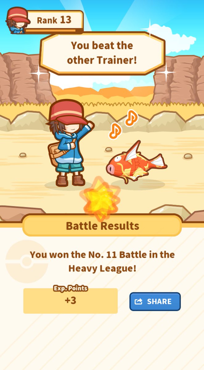 dothefroghop's tweet photo. Take that!
My precious Magikarp
jumped 38.17 m and won! #Magikarp https://t.co/MIvED55hVx https://t.co/3L1H4RIeWh