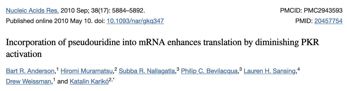 Dr. Marisa Bartolomei (@marisa_s_b) on Twitter photo So pleased that the first author on this paper cited as a key publication for today's Nobel Prize was supported by our NIGMS Cell & Molecular T32. ๐พ๐ <a href="/kkariko/">Katalin Kariko</a> <a href="/WeissmanLab/">The Drew Weissman Lab</a> <a href="/PennMedicine/">Penn Medicine</a> So pleased that the first author on this paper cited as a key publication for today's Nobel Prize was supported by our NIGMS Cell & Molecular T32. ๐พ๐ <a href="/kkariko/">Katalin Kariko</a> <a href="/WeissmanLab/">The Drew Weissman Lab</a> <a href="/PennMedicine/">Penn Medicine</a>