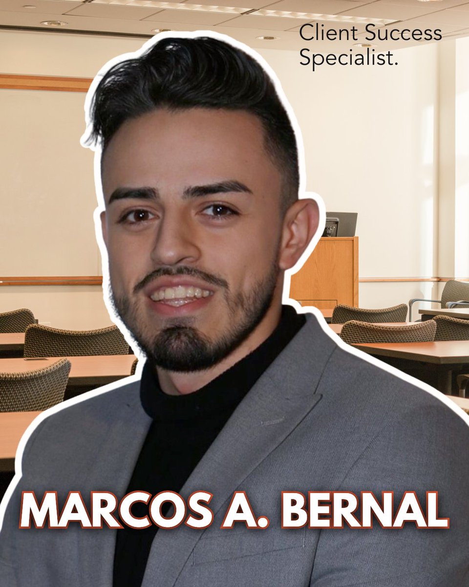 enrichedschools's tweet photo. We're happy to introduce you, our new Enriched Schools member: Marcos Antony Bernal- Client Success Specialist. 

Marcos is Chicago and he says:
"I'm excited to be able to positively impact students' trajectories 🎓 and see their progress as well as the school" 🏫

Welcome! https://t.co/ZrmPwDt4Nm