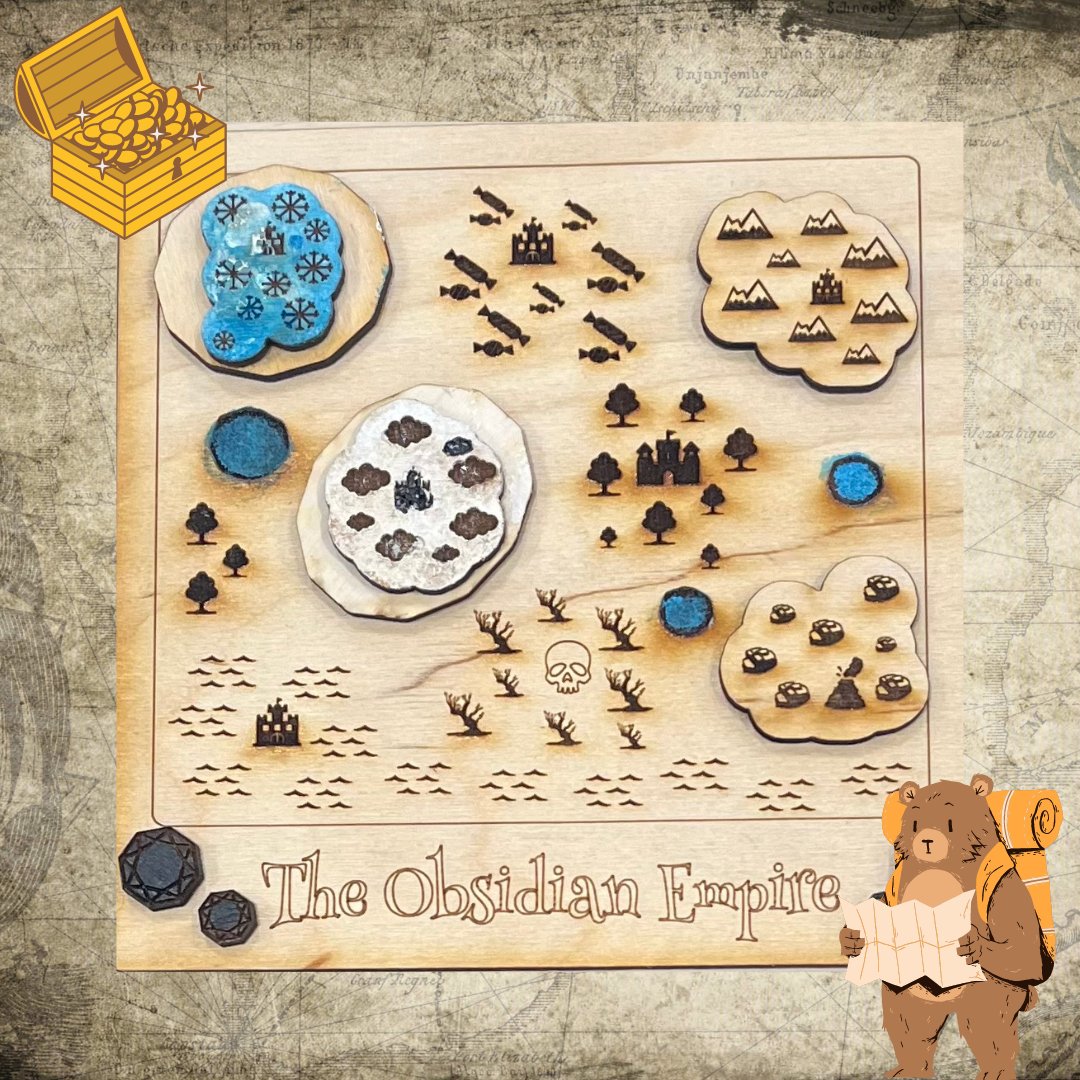 STLpubLibrary's tweet image. Want a cool visual to bring to your campaign? Design a game map and have it engraved in wood with our Glowforge laser cutter!

#creativeexperience #glowforge