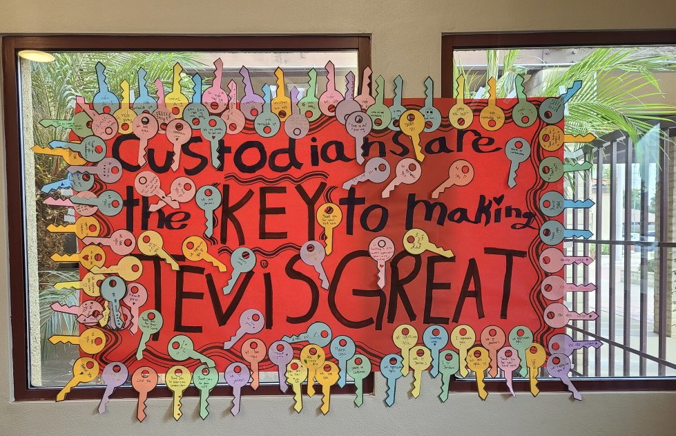 We are so lucky to have such an amazing team! Happy National Custodians Day! #WeArePBV #PBVUSD