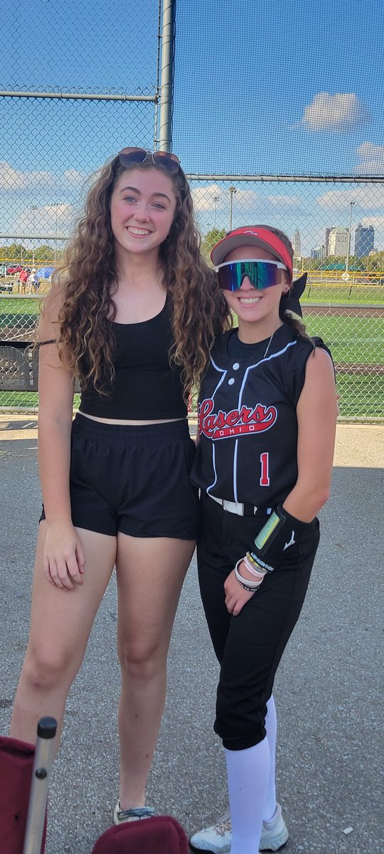 Had a great time this past weekend. Started off by going to Berliner and watching some of my girls play ball. #softballsisters