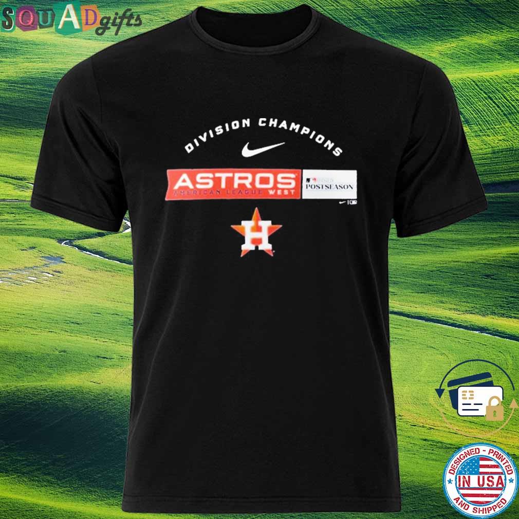 Houston Astros Nike 2023 Al West Division Champions T-shirt