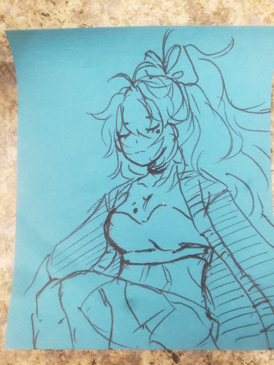 Phoenix.𖤐 have Lulu work doodle
