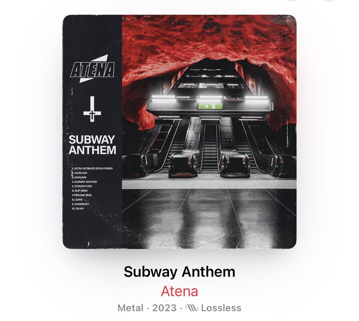 @atenaband new album comes and it’s no surprise this album absolutely slaps. i am BLOWN away by the production and writing of this album. this album is in my top 5 best albums of 2023! 

if you’re into metalcore, i bet you haven’t heard these guys but you will. 

LISTEN TO THEM!