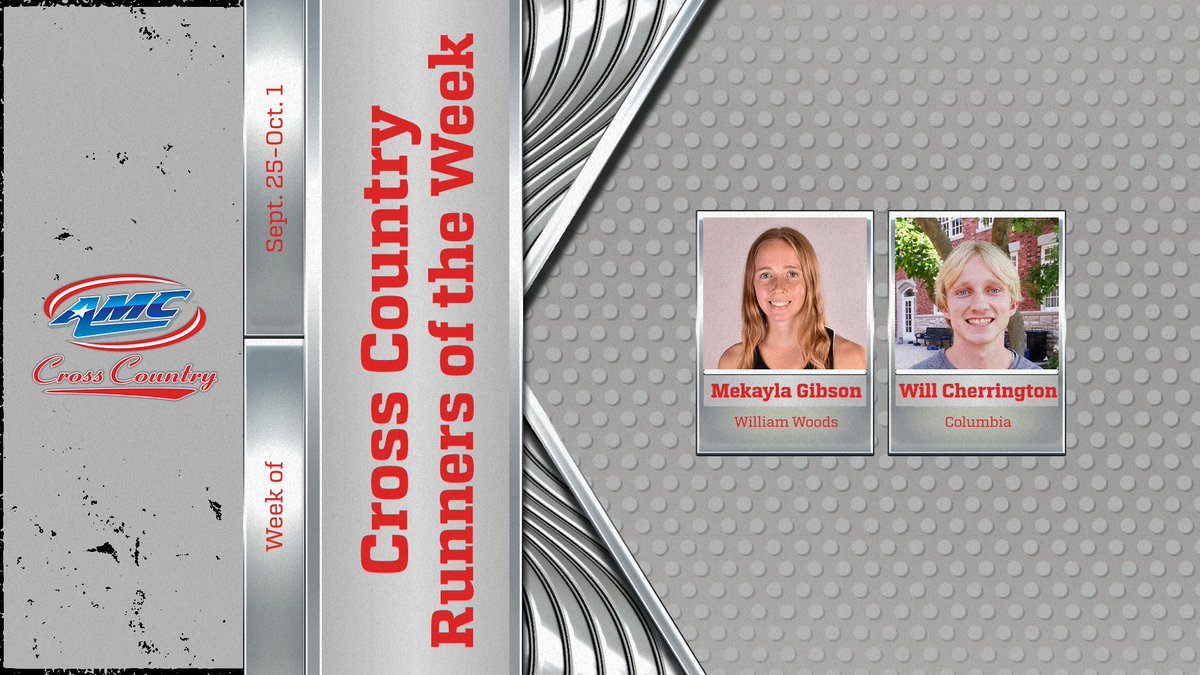 AMCSports's tweet photo. .@AMCSports Cross Country Runners of the Week - Week 5: @wwuowls Gibson & @ColumbiaCougars Cherrington
https://t.co/cGy7eBGDdz
#amcpow #amcmxc #amcwxc https://t.co/V3z9vhgMjH