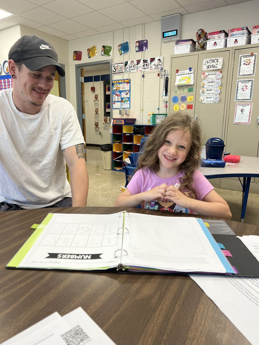 HeatherA91185's tweet photo. My kindergartners did awesome today on their student lead conferences! #AmazingBates @BatesElemPrinc @BatesElemAP @NikStivers https://t.co/FQ2obkWDkE