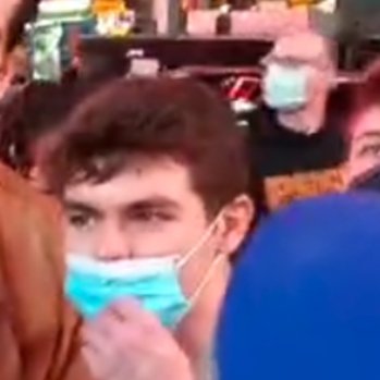 ReformedSeagull's tweet photo. Nick Fuentes is also a mask cuck https://t.co/tGbvIkbeBc