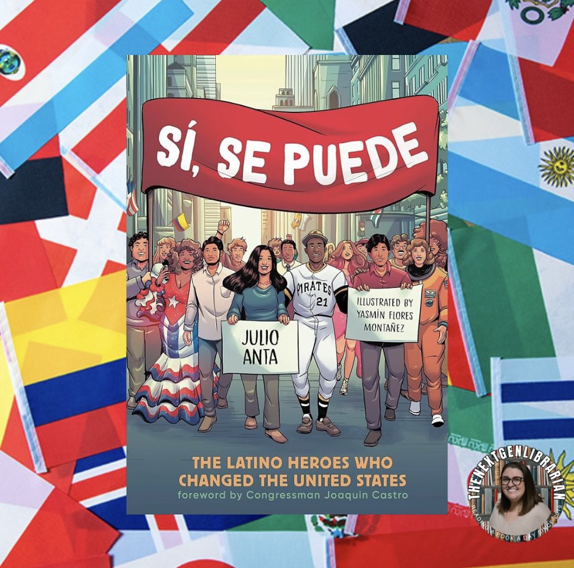 A powerful #nonfiction #graphicnovel about many unsung #latinx heroes. Out 10/10: amzn.to/3tesPjI #librarytwitter #librarian #librarians #booktwitter #bookrecommendation <a href="/JulioAnta/">Julio Anta</a>