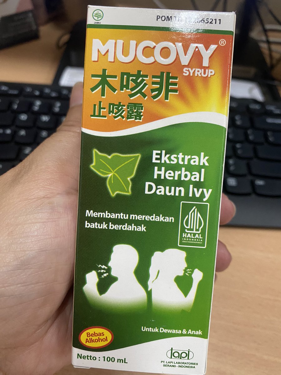kisbet_'s tweet image. Obat batuk terampuh yg pernah kutau. Minum 1-2 kali langsung sembuh gak bersisa. 

Di kemasan sih dibuat utk batuk berdahak, tapi aku gak berdahak tetep aja kuminum dan sembuh 👏