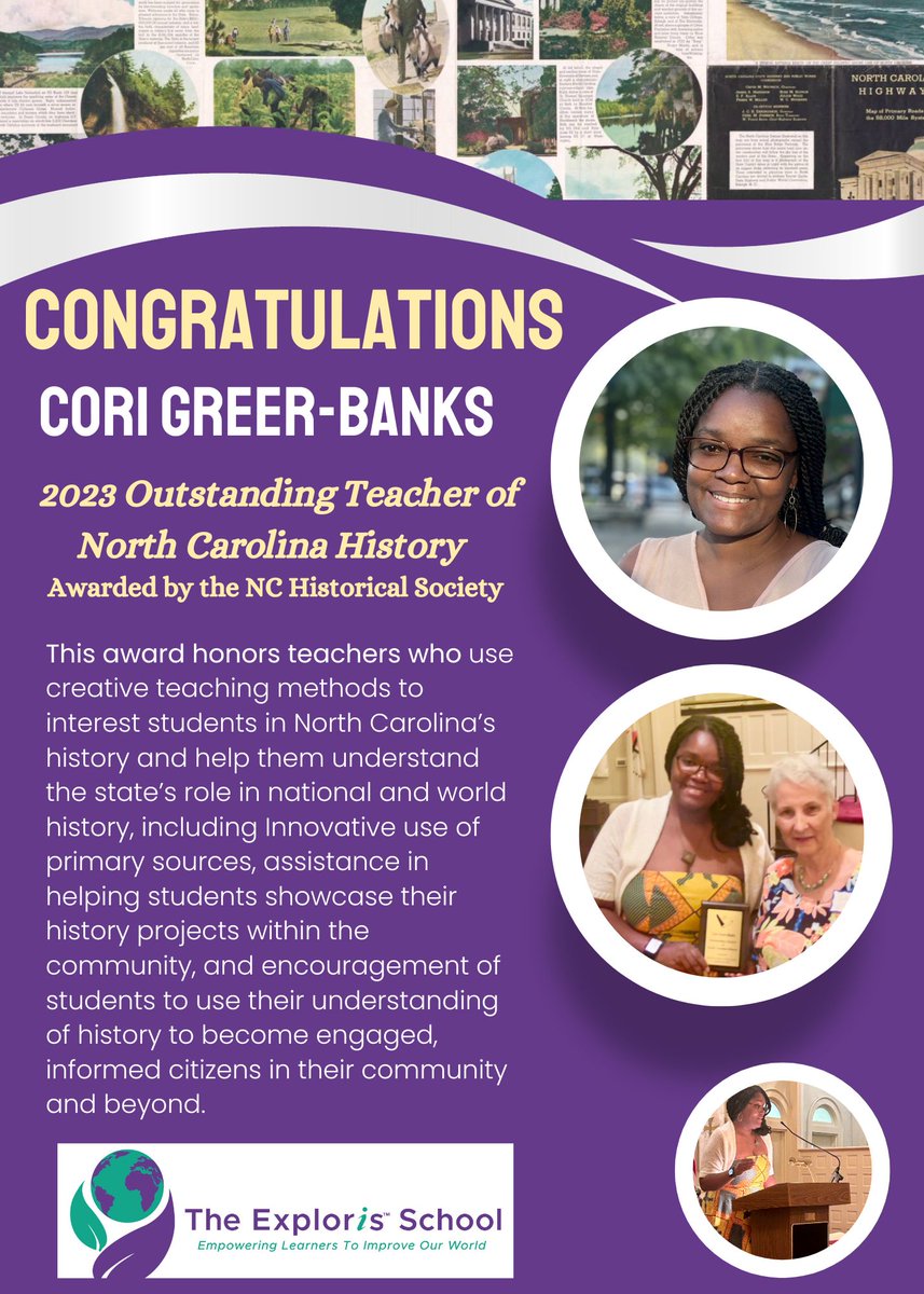 We are so proud to have @CoriGreerBanks and her team working with our scholars at Exploris!