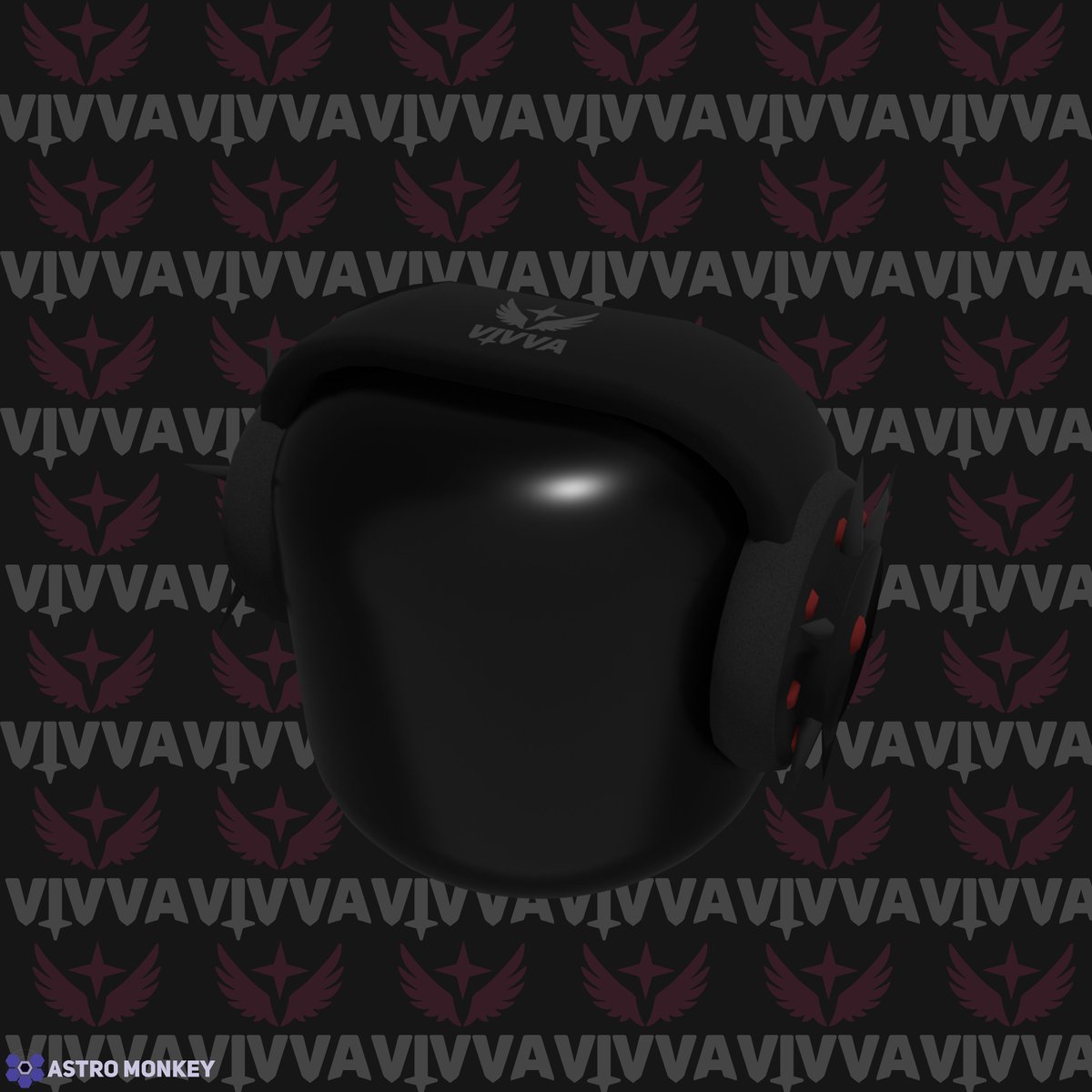 AstroMonkeyDev's tweet image. UGC Concept #14 | Spiked Headphones #roblox #robloxart #RobloxUGC #RobloxDevs