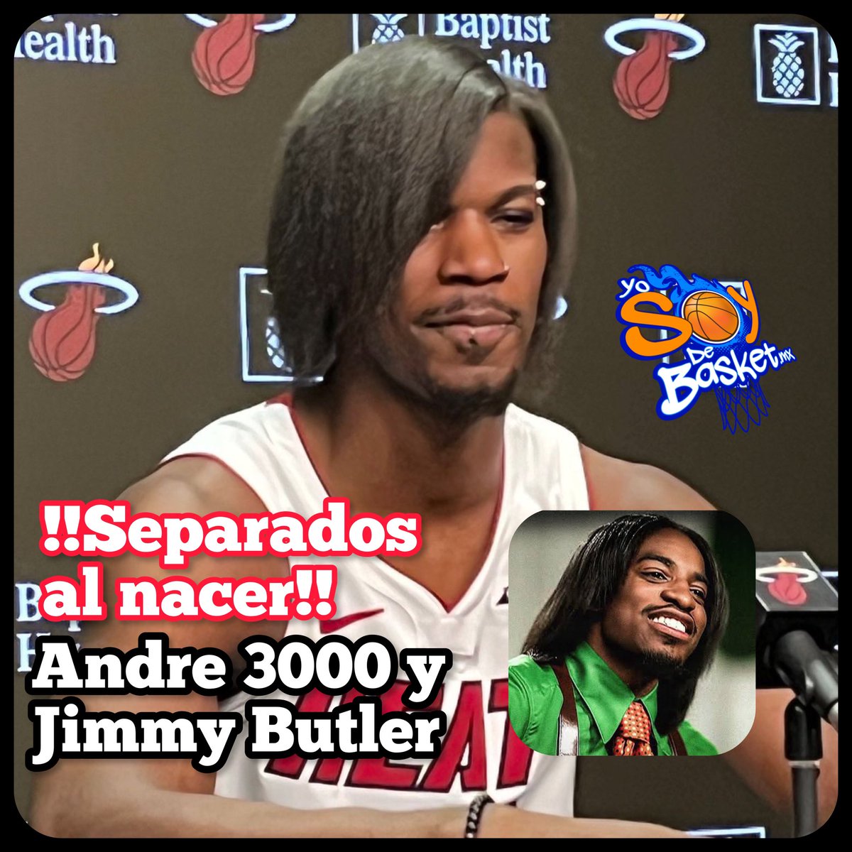 yosoydebasketmx's tweet image. Emo Monday... Jimmy Butler y Andre 3000 en un nuevo rumor. 😅😂🤣

#fundaymonday 
#Miami 
#Heat 
#NBA
#YosoydeBasketMx ☝🏾🏀🇲🇽