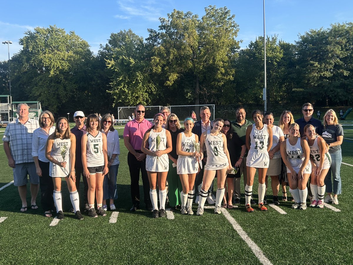 Varsity Hilltopper Field Hockey celebrates Senior night at Memorial against Evanston.  GO WEST!