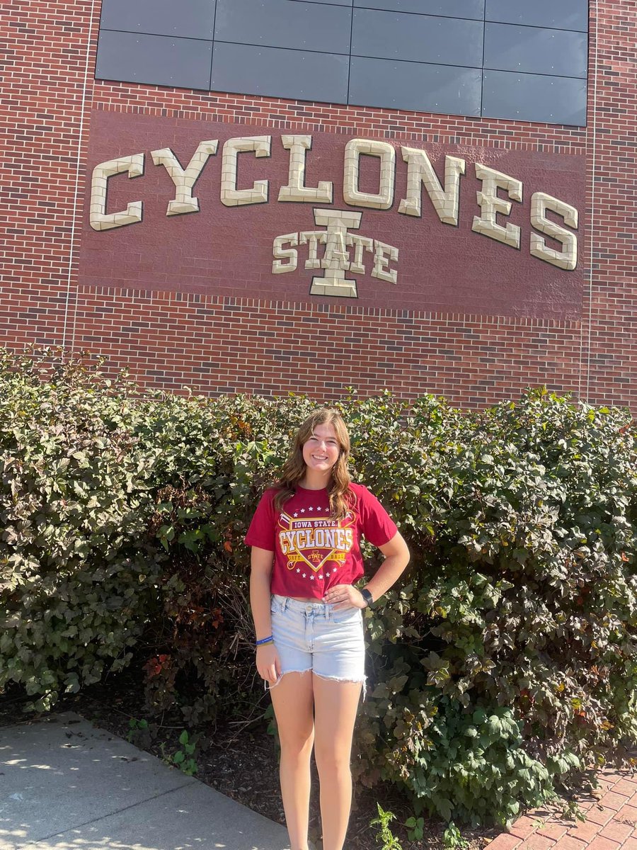 mekayac18's tweet photo. Since I got the chance to sub in Iowa, I took the opportunity and went and watched my dream schools softball game! Go Cyclones!! @CycloneSB https://t.co/jacwUazA9O