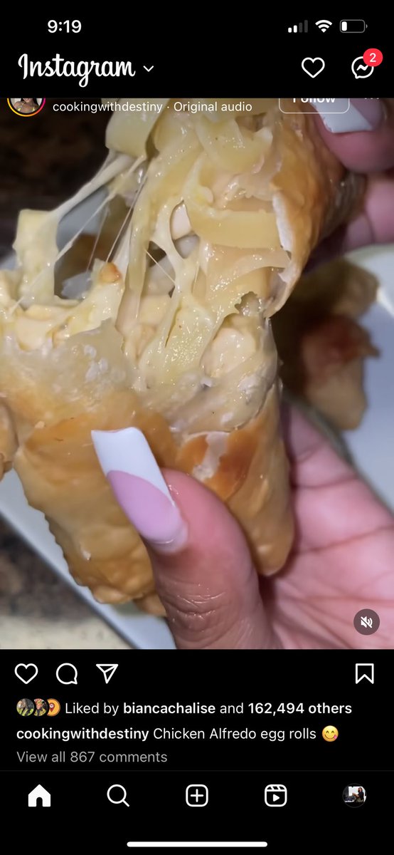 More nonsense! Y the fuck you puttin noodles in an egg roll for 😒😒