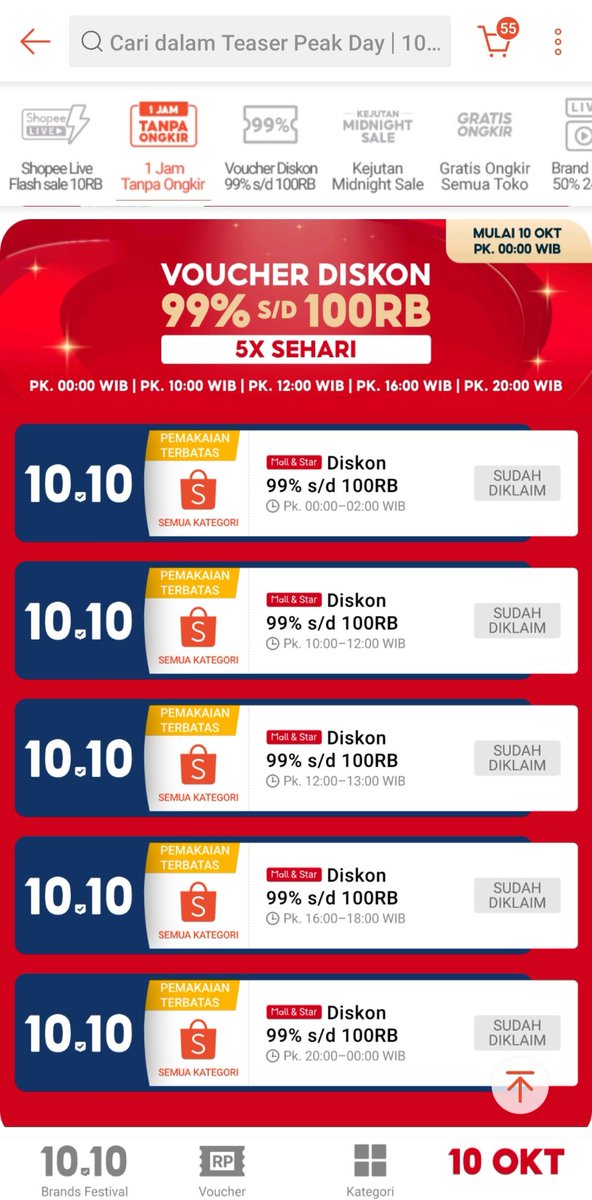 FannyEpi1's tweet photo. 5X Diskon 99% sd Rp 100.000🥳
Berlaku mulai tgl 10 Oktober .
Klaim dulu yuk!
https://t.co/Z9WHHDQu4G https://t.co/wA8XqQiSKb