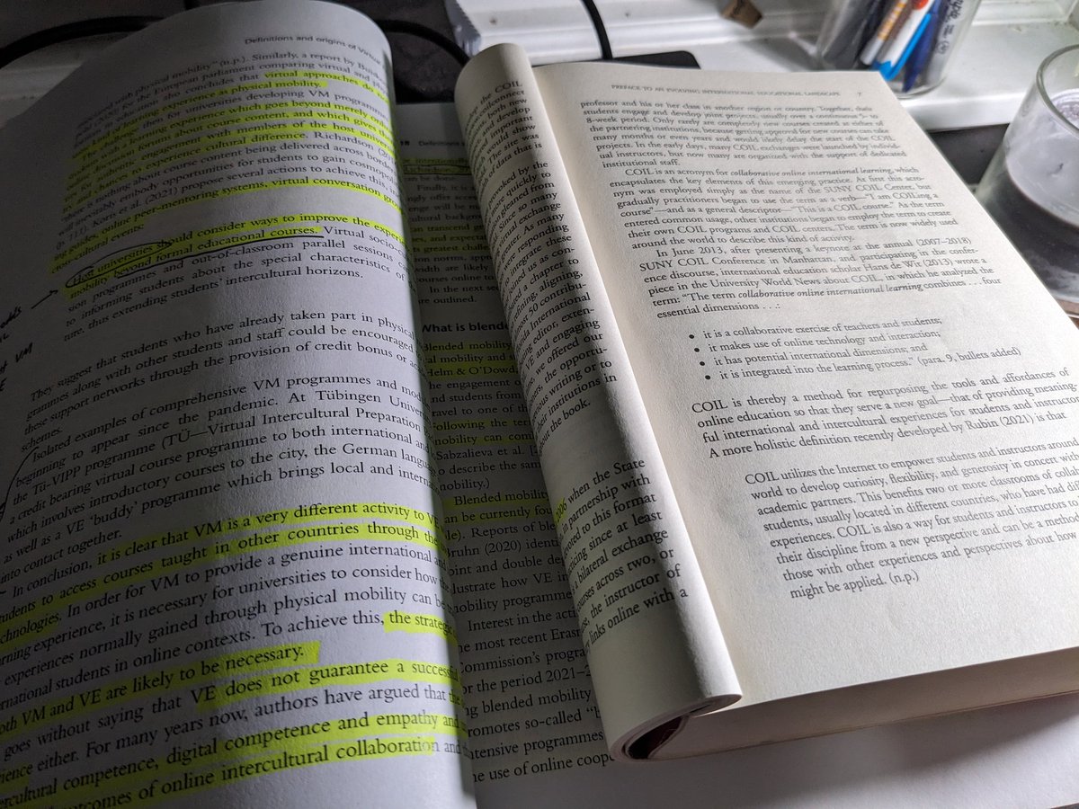 Some late-night prep for my session later this month on virtual exchange theory and practice at the NAFSA Region V Conference in Grand Rapids 🙌