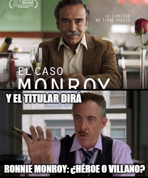 Pues este jueves se estrena en Perú "El caso Monroy" con Damián Alcázar y, de verdad, habrá algo que discutir.

Por mientras, un memazo. cc <a href="/fatimatv/">Fa(Tri)matv</a> <a href="/rominabadoino/">kleps (3 a.m.)</a>