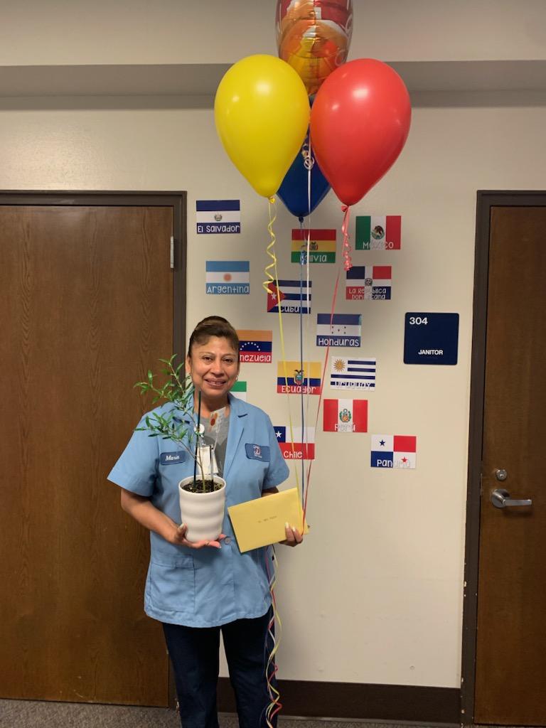 PACE_HS's tweet photo. Today, we celebrate School Custodian Appreciation Day! We're grateful for our team here. Thank you for your commitment to keeping our campus neat and clean. Thank you Ms. Maria &amp;  Mr. Bartolo.

#PACEReimagined 
#PACECares https://t.co/yKkfZskrFx