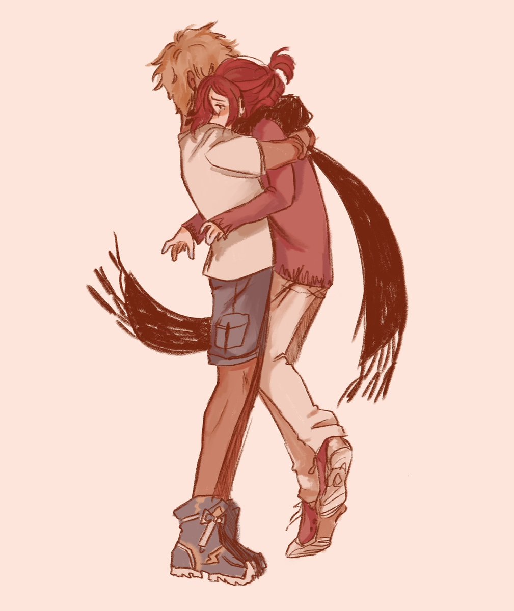laabyriinth's tweet photo. I’ll never ever stop drawing them hugging, ever #tbhk https://t.co/SVvIgkVRwB
