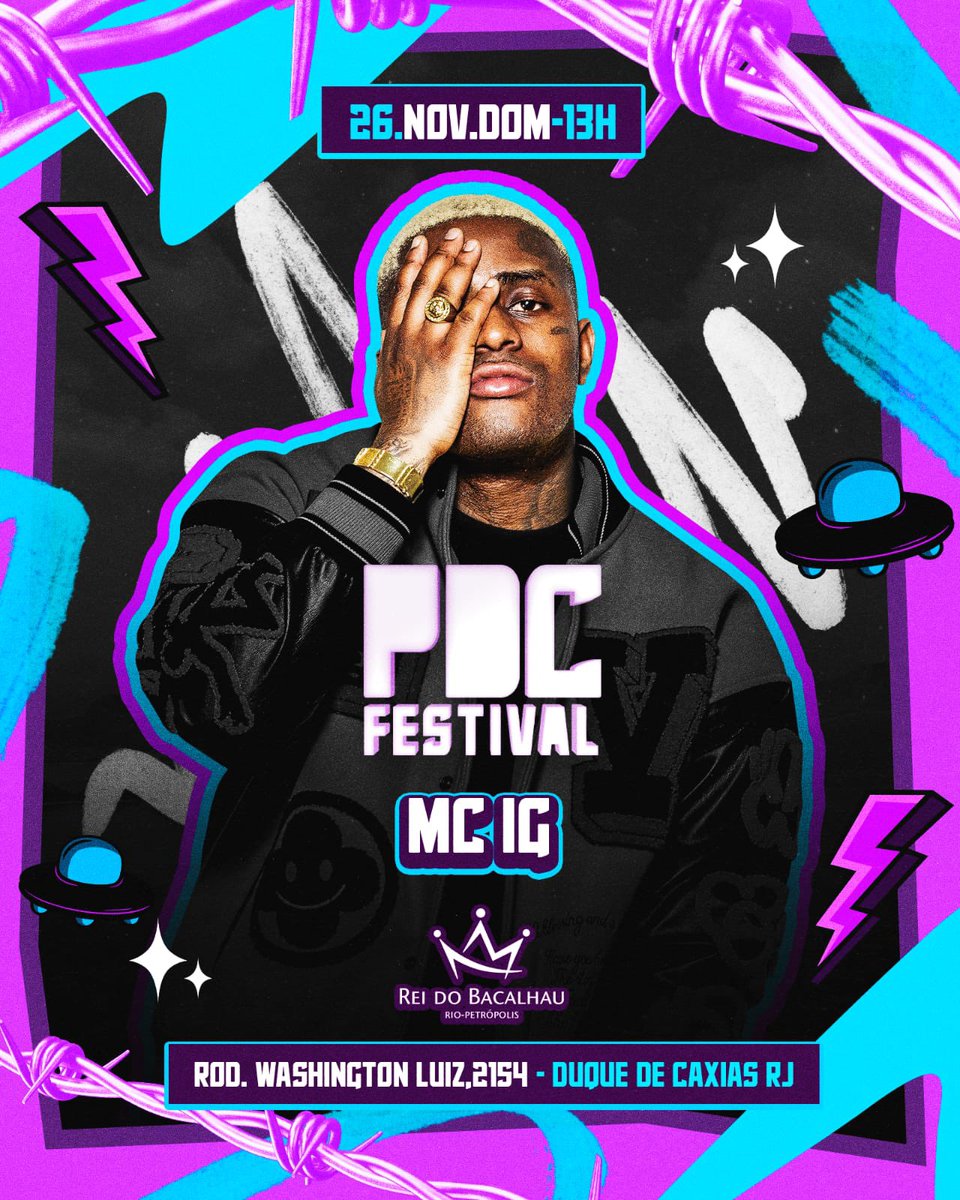 Saudações Duque de Caxias, vocês estão sendo convidados para MAIOR EDIÇÃO DA HISTORIA! ⚡️🛸

É a hora de fazer história!
A maior PDC FESTIVAL de todos os tempos!🔥 

Nossa primeira Atração confirmada é o <a href="/mcigoficial/">MC IG</a> 💸🔥

Com uma Line Up de artistas que jamais pisaram em Caxias!