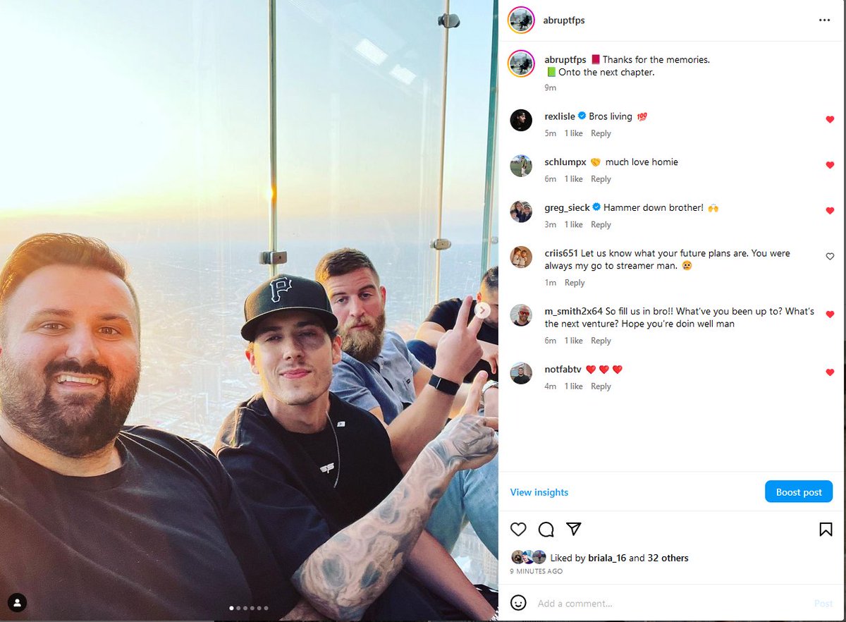 📕Thanks for the memories. 
📗Onto the next chapter.

facebook.com/AbruptFPS/post…