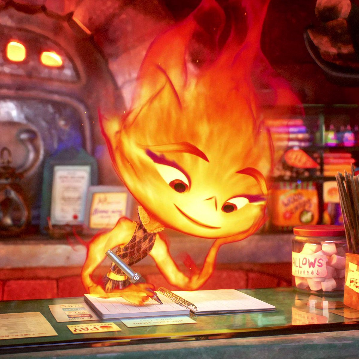 hollustrate's tweet photo. You KNOW Pixar purposely chose to make them right and left-handed to further emphasize the contrast between them. https://t.co/S5lezQkoTm