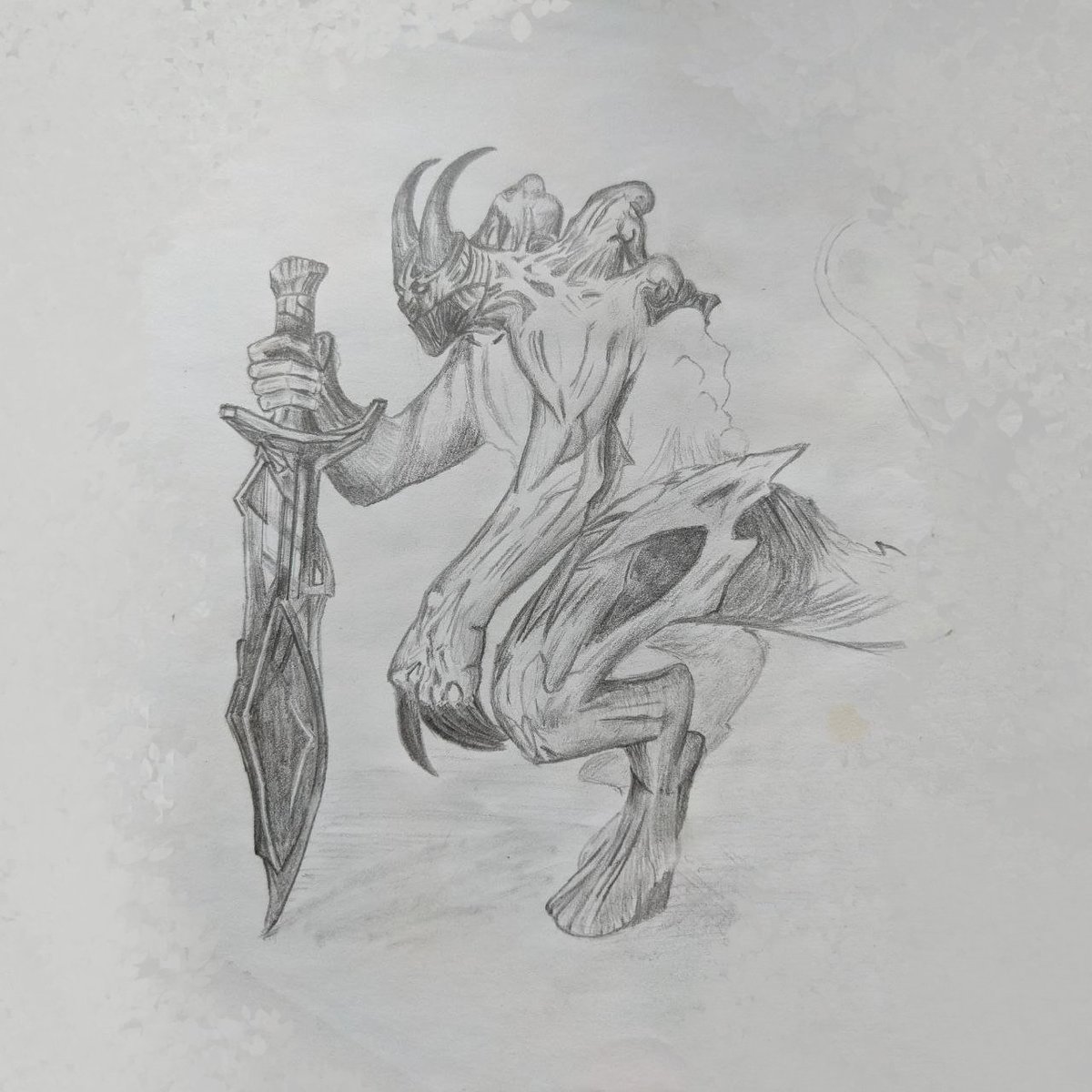 aw79904's tweet photo. A Disciples 3 demon I tried to copy, back when I was a student
#disciples3 #conceptart #art #pencilart #drawing #sketch #sketchtober https://t.co/miWJsnpMzI