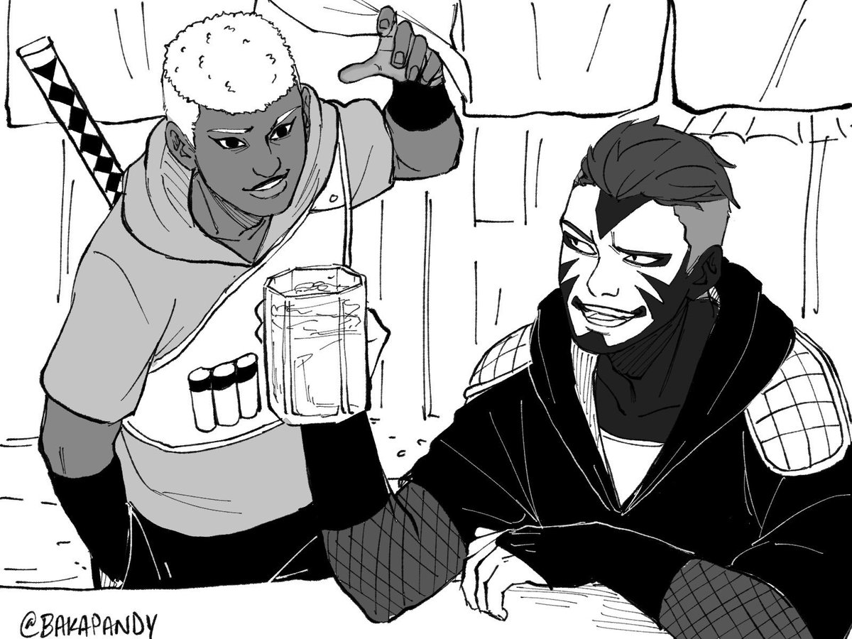 kankuomoi out for post Kage meeting drinks 😳 