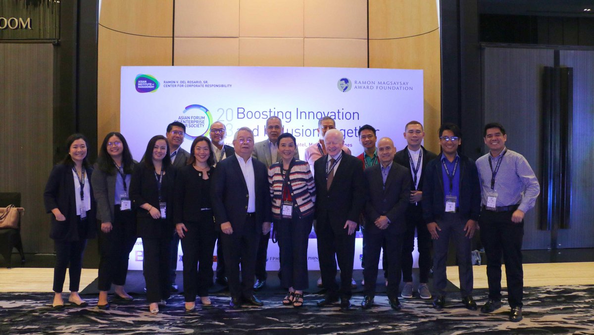 PHINMAofficial's tweet photo. The PHINMA Group congratulates the Asian Institute of Management RVR Center for the recently concluded #AFES2023.

Executives and officers across the Group joined the 2-day session and gained insights on how we can continue #MakingLivesBetter through our businesses. https://t.co/LX5cxdex7v